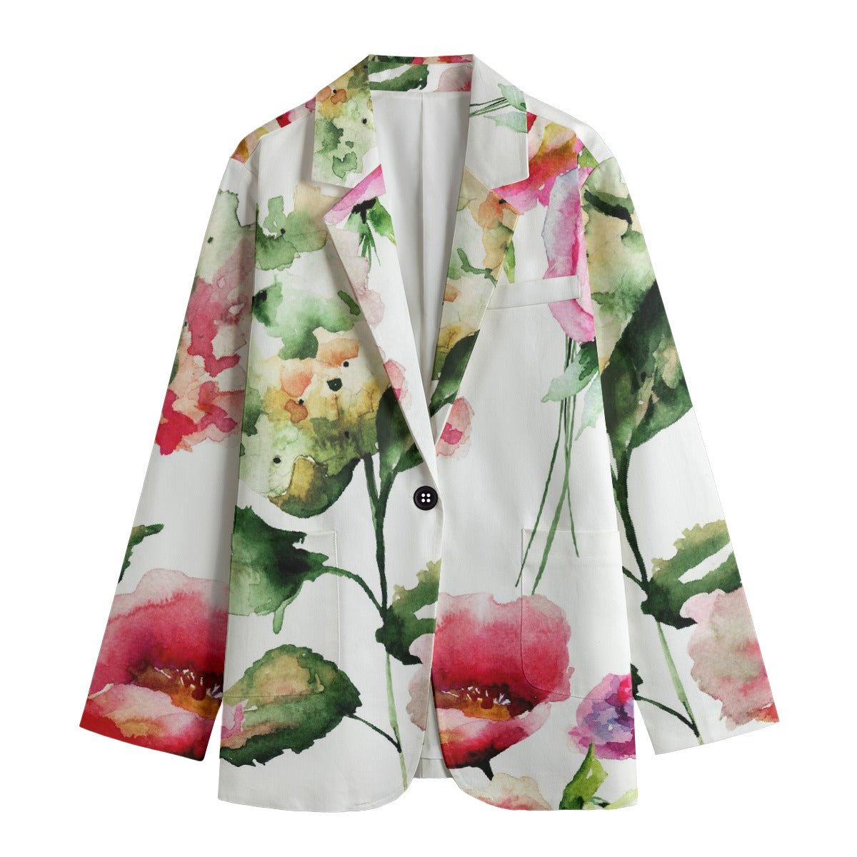 All-Over Print Women's Leisure Blazer