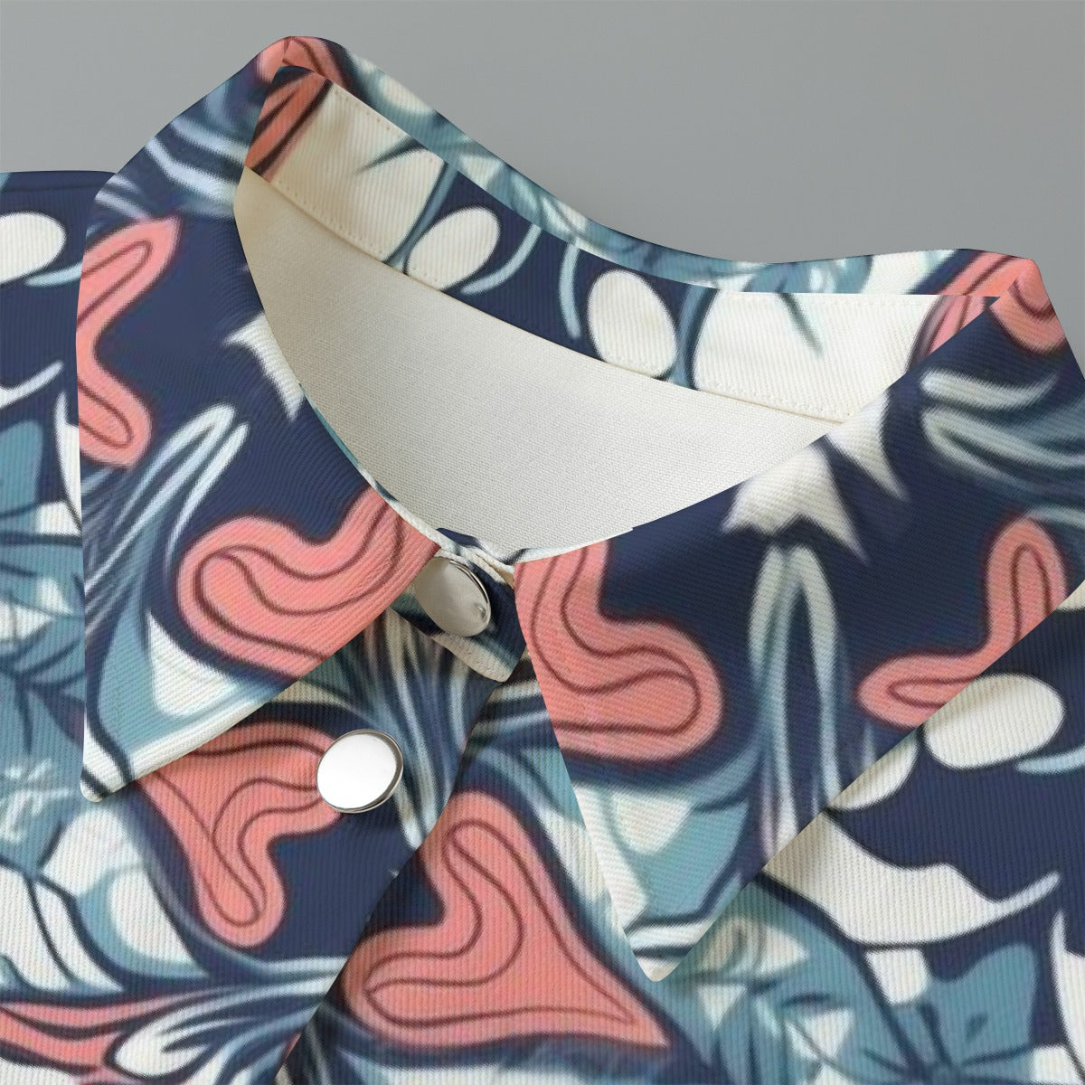 All-Over Print Women's Cropped Jacket | 245GSM Cotton