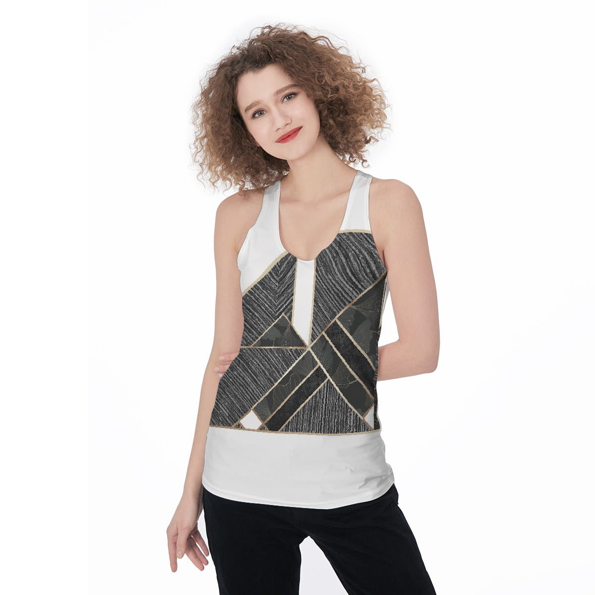 All-Over Print Women's Racerback Tank Top