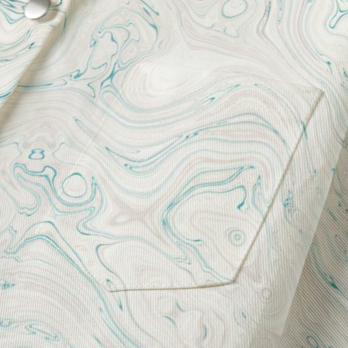 All-Over Print Women's Cropped Jacket | 245GSM Cotton