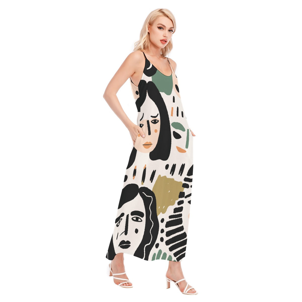 All-Over Print Women's Sling Dress