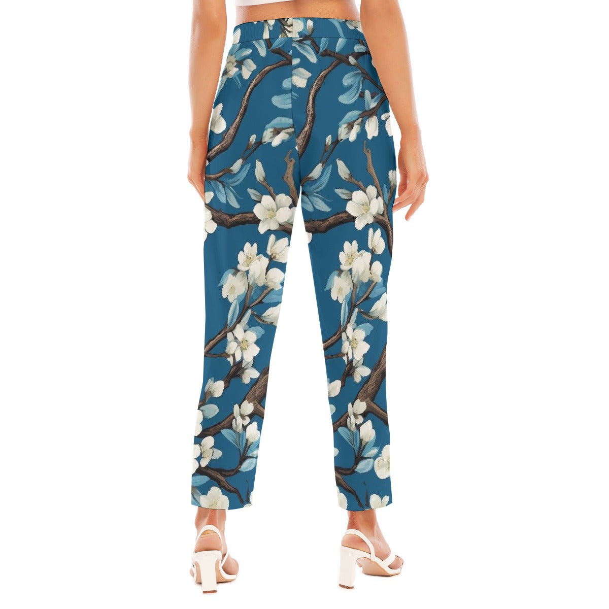 All-Over Print Women's Loose Straight-leg Pants