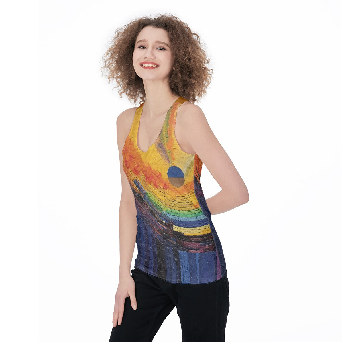All-Over Print Women's Racerback Tank Top