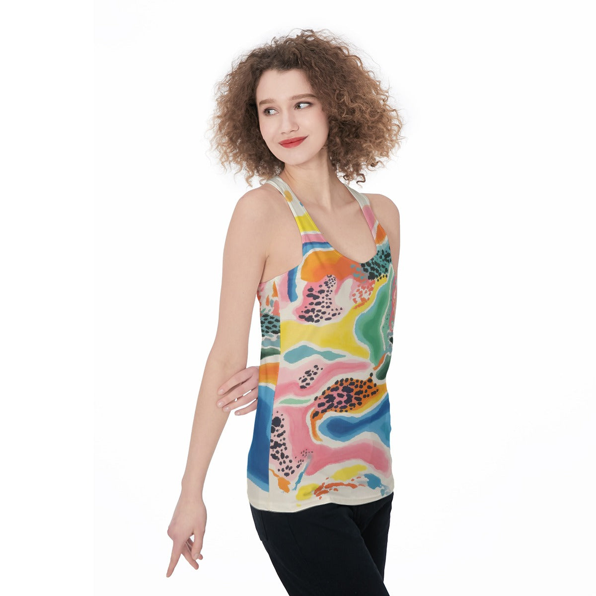 All-Over Print Women's Racerback Tank Top
