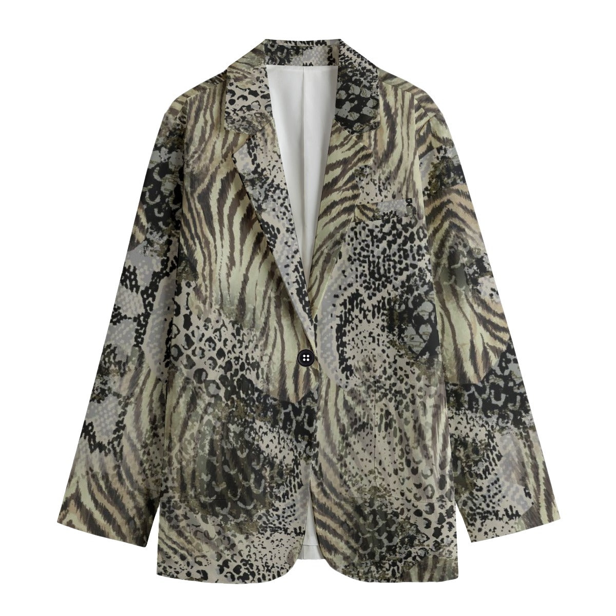 All-Over Print Women's Leisure Blazer