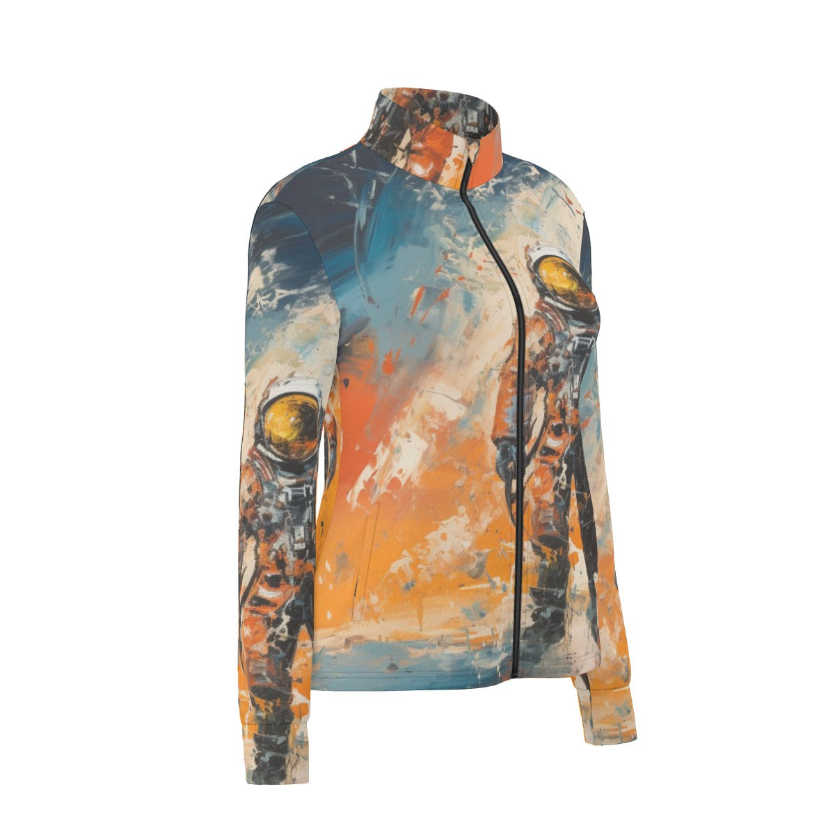 All-Over Print Women's Long Sleeve Thumbhole Jacket