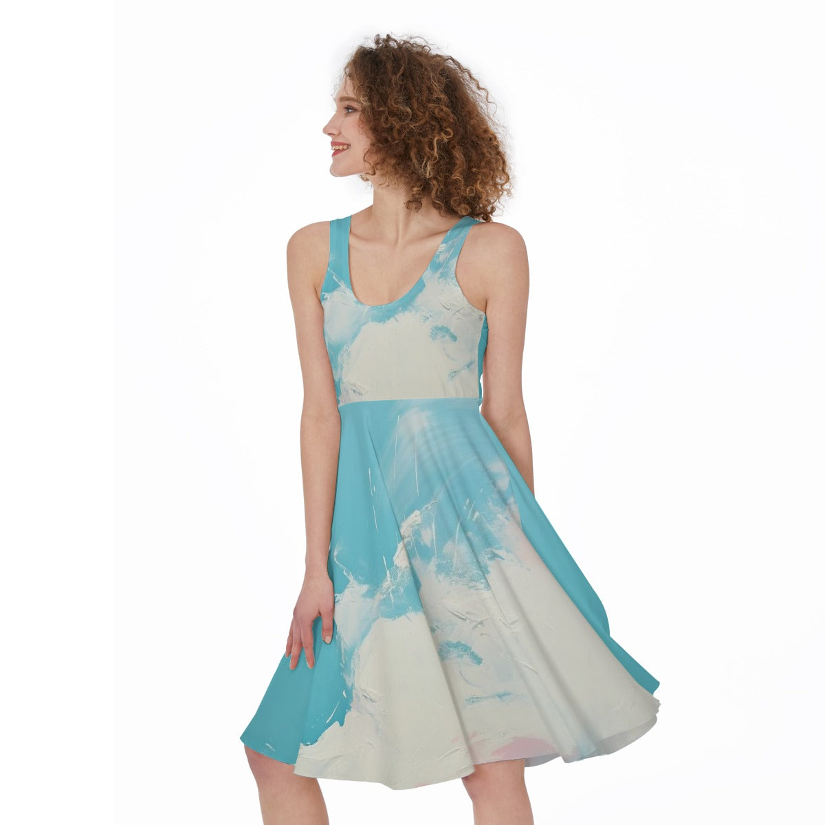 All-Over Print Women's Sleeveless Dress