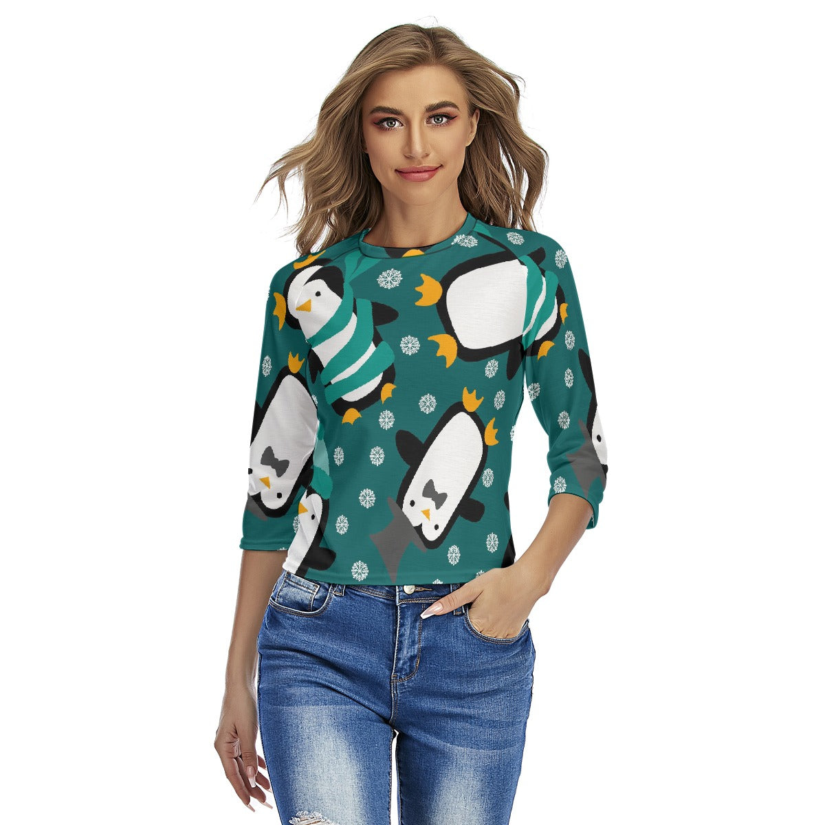 All-Over Print Women's Raglan Sleeves T-shirts