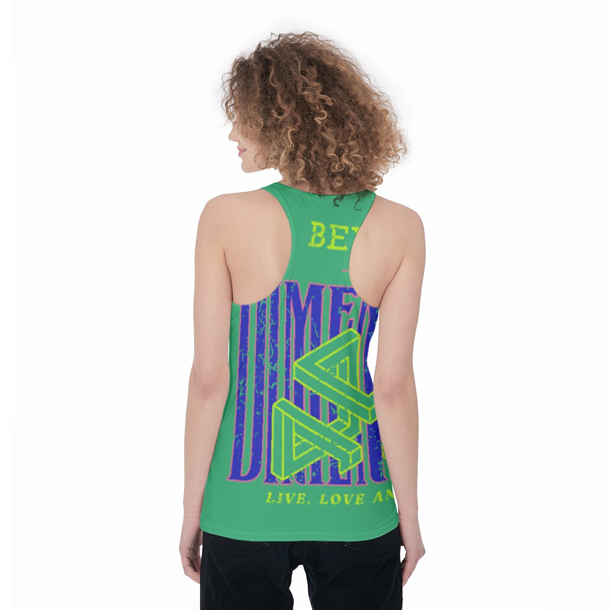 All-Over Print Women's Racerback Tank Top