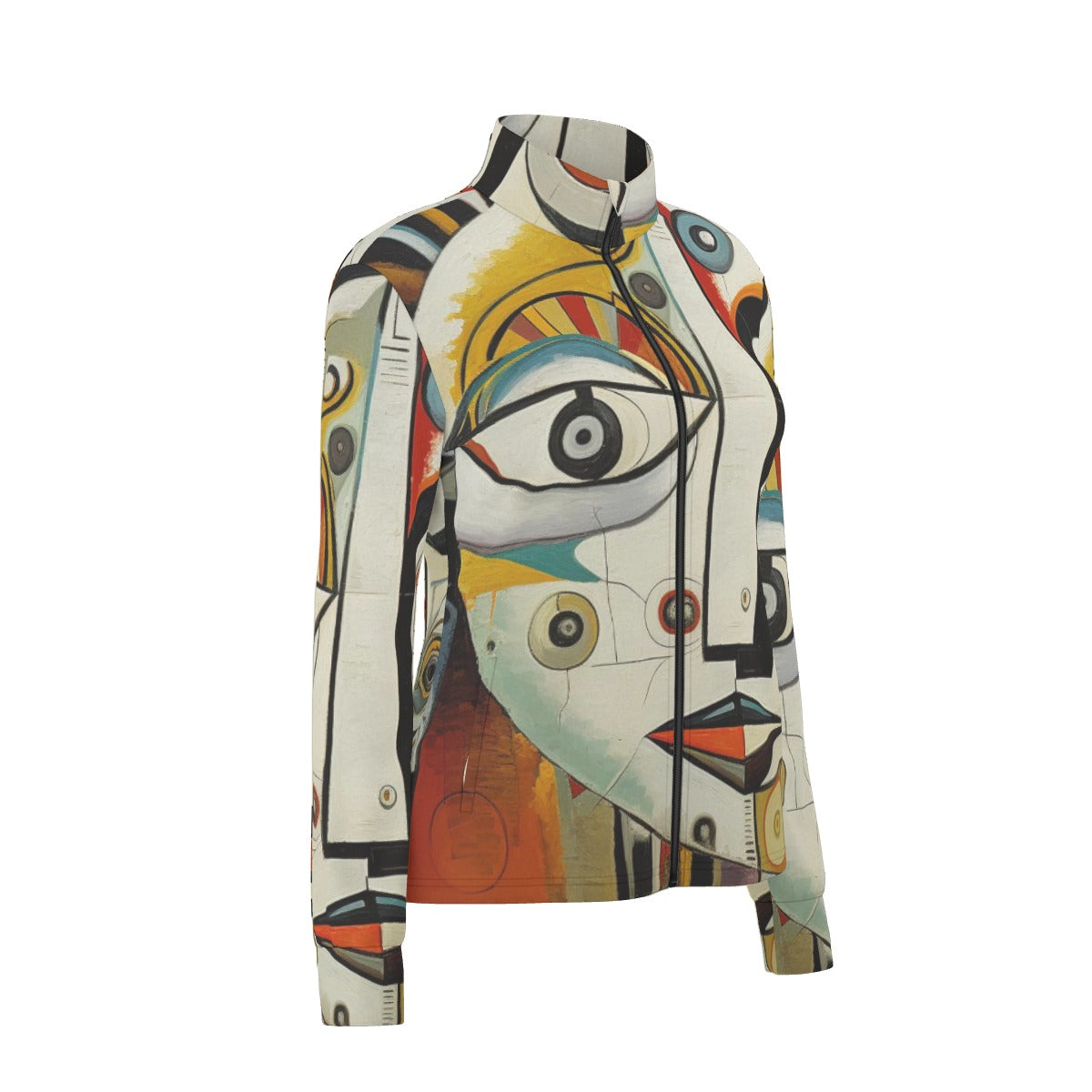 All-Over Print Women's Long Sleeve Thumbhole Jacket
