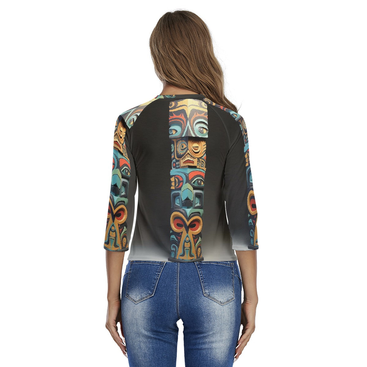 All-Over Print Women's Raglan Sleeves T-shirts