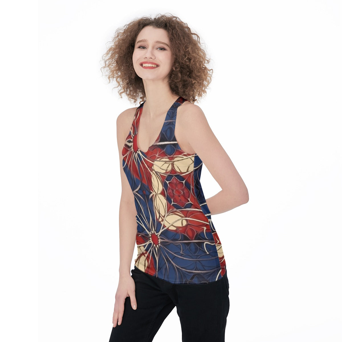 All-Over Print Women's Racerback Tank Top