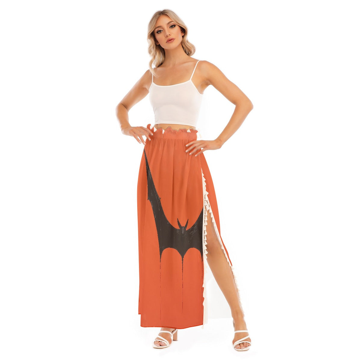 All-Over Print Women's Side Split Skirt