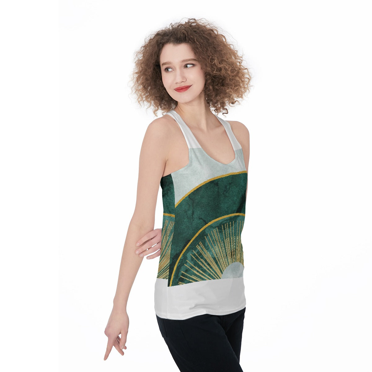 All-Over Print Women's Racerback Tank Top