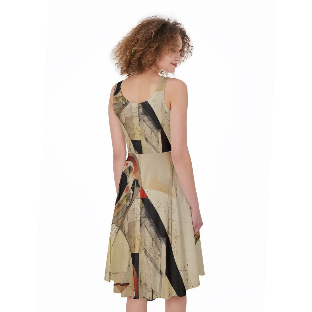 All-Over Print Women's Sleeveless Dress