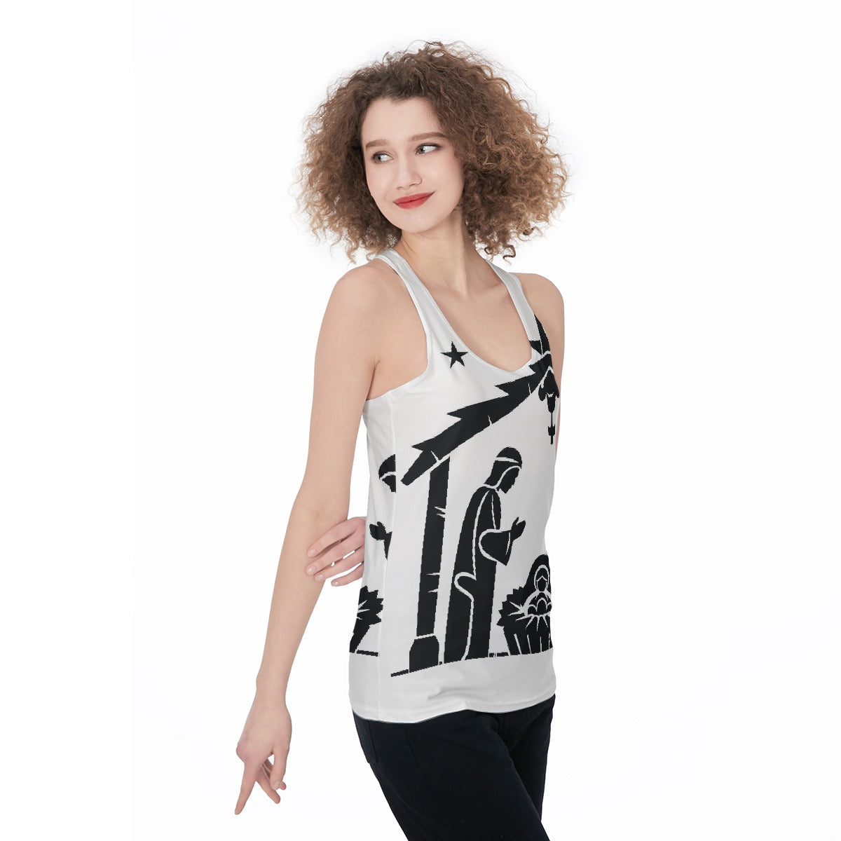 All-Over Print Women's Racerback Tank Top