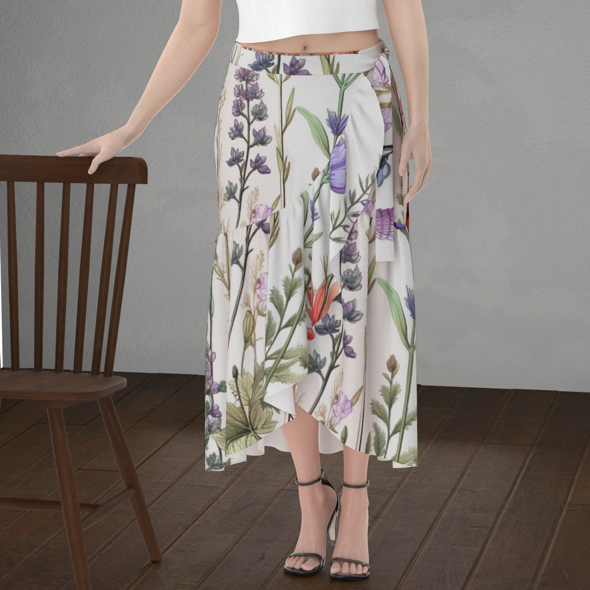 All-Over Print Women's Wrap Skirt