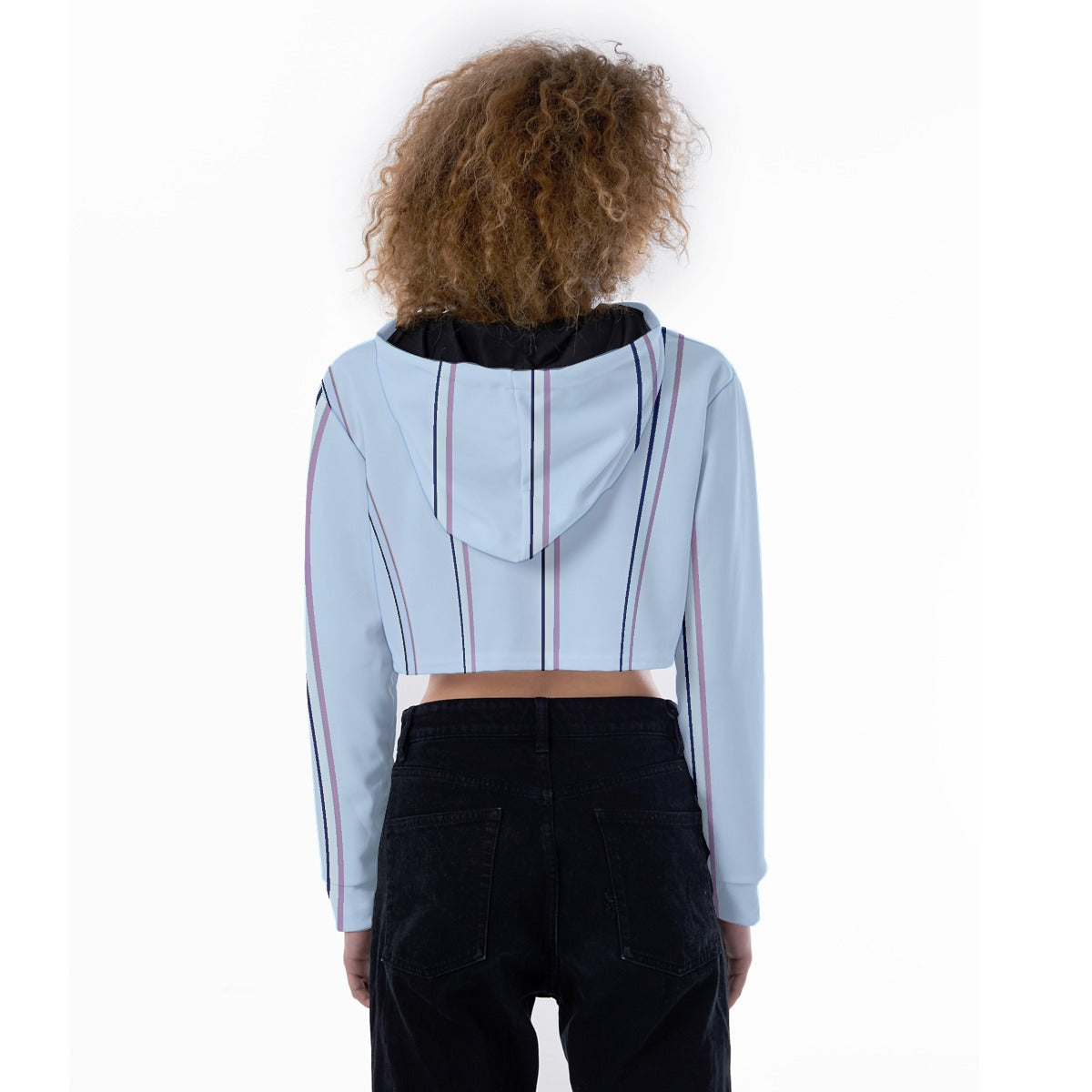 All-Over Print Women's Crop Top Hoodie