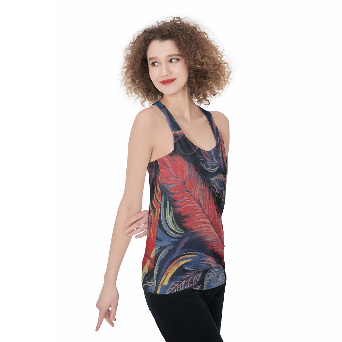 All-Over Print Women's Racerback Tank Top