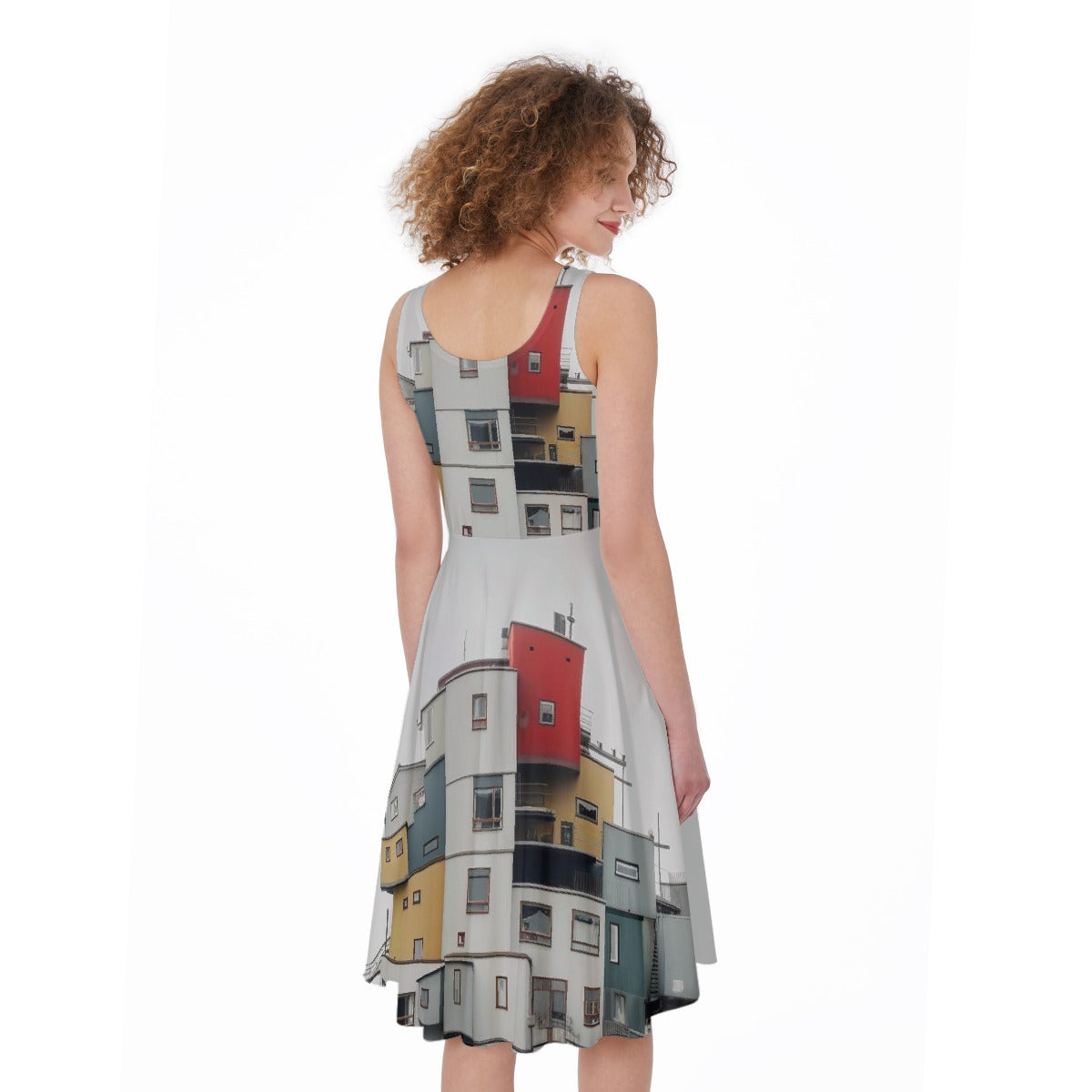 All-Over Print Women's Sleeveless Dress
