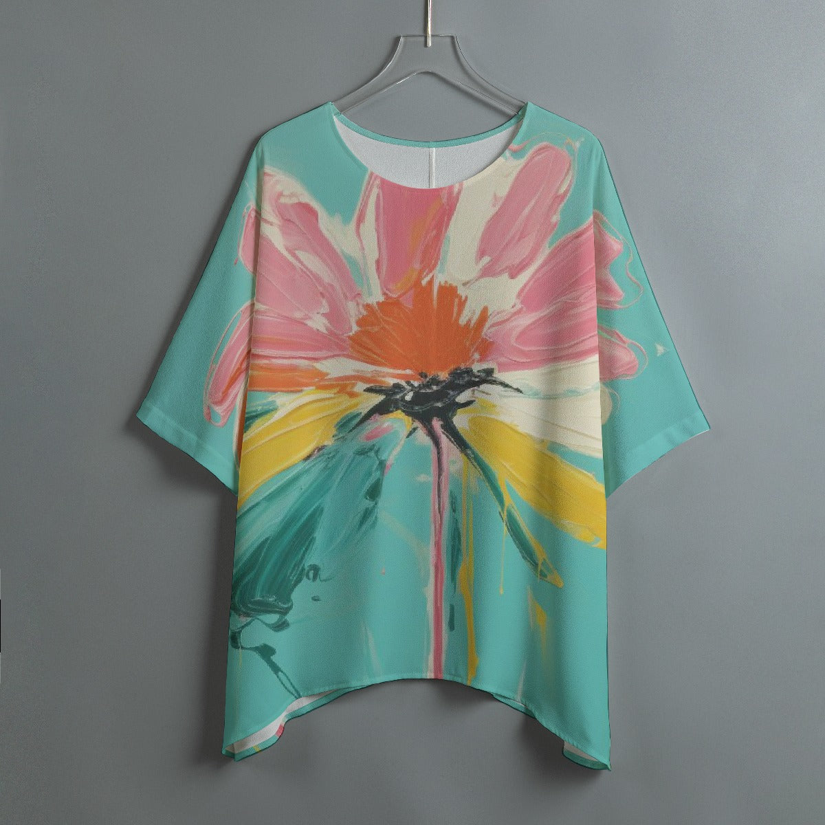 All-Over Print Women's Bat Sleeve Shirt