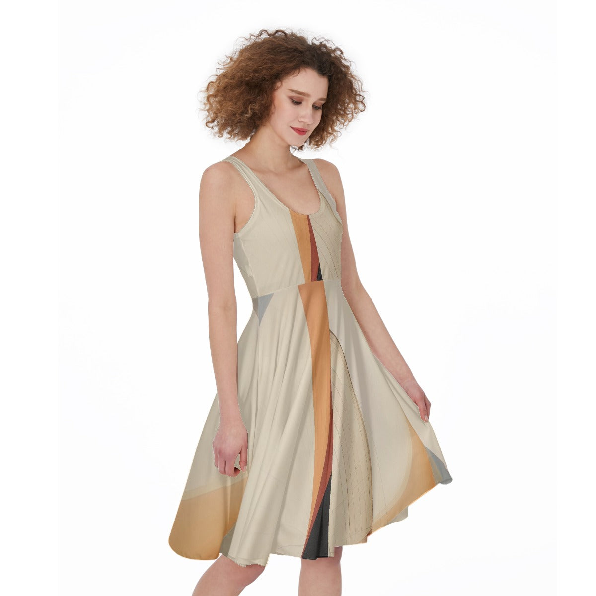 All-Over Print Women's Sleeveless Dress