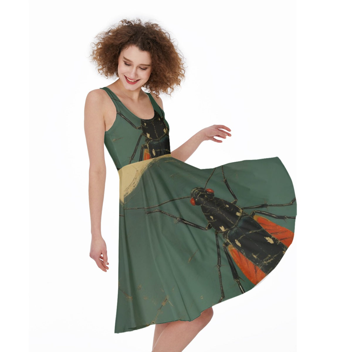 All-Over Print Women's Sleeveless Dress