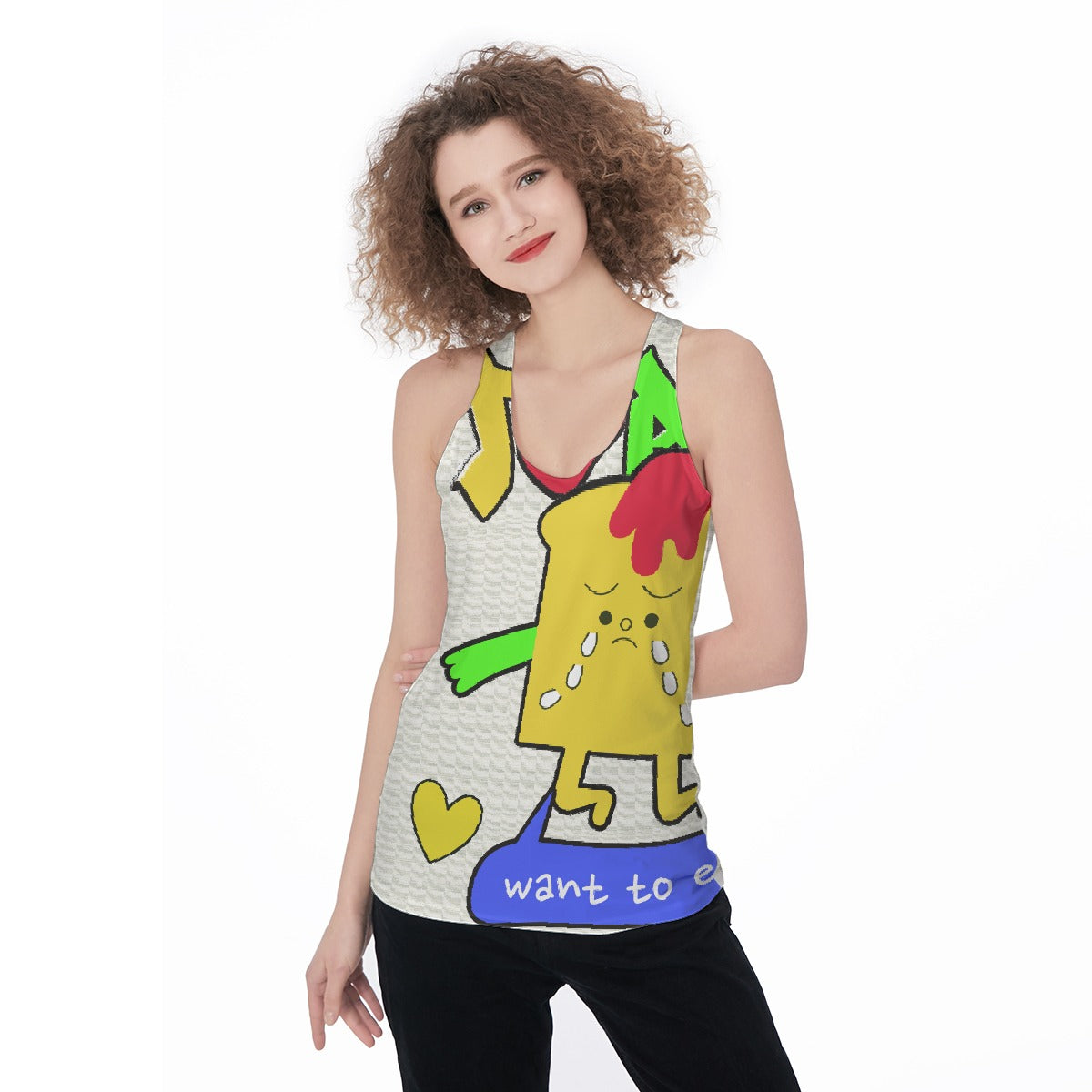 All-Over Print Women's Racerback Tank Top