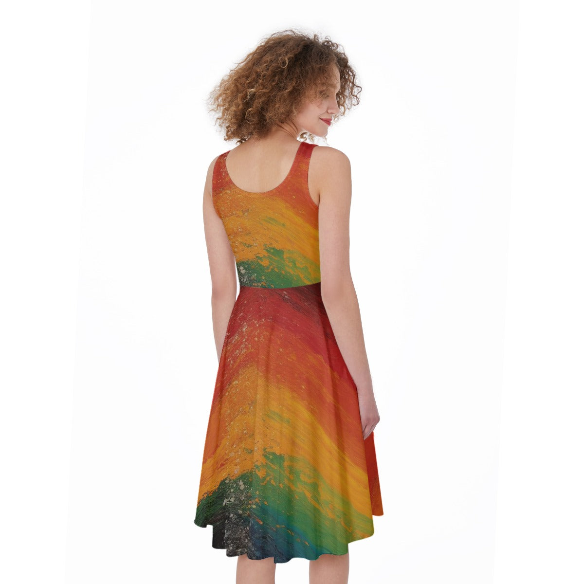 All-Over Print Women's Sleeveless Dress