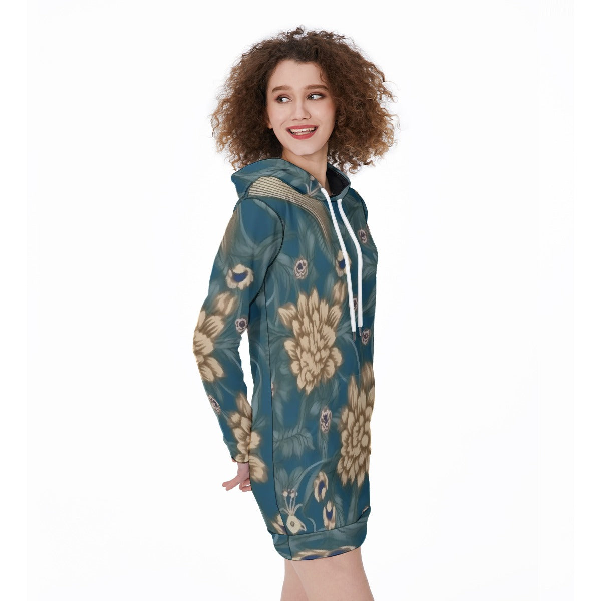 All-Over Print Women's Long Hoodie