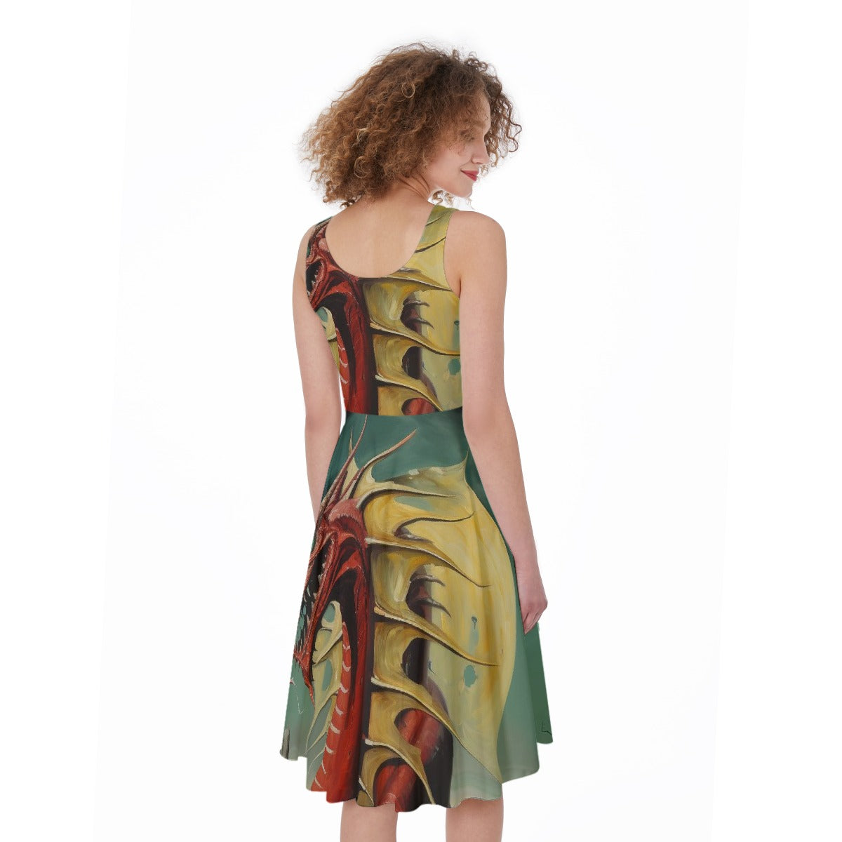 All-Over Print Women's Sleeveless Dress
