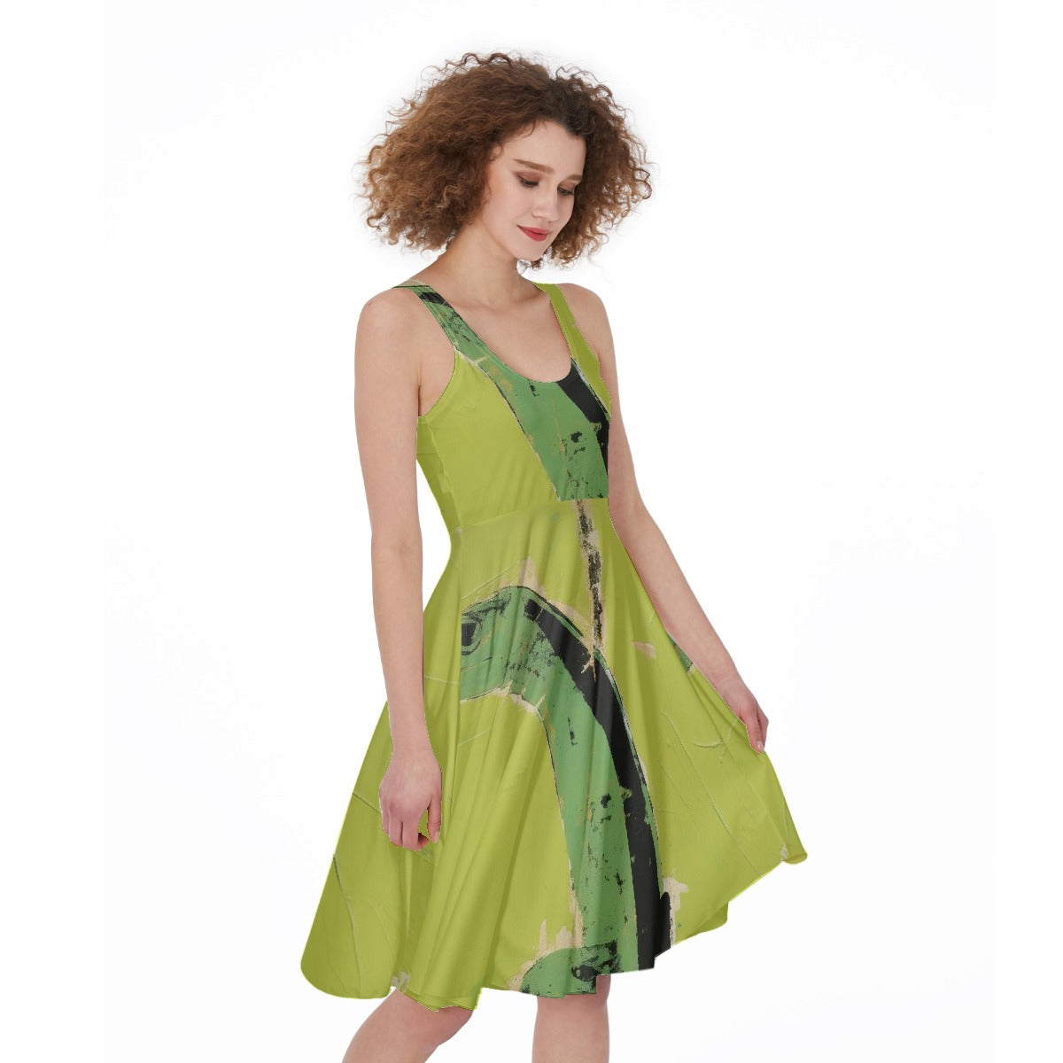 All-Over Print Women's Sleeveless Dress