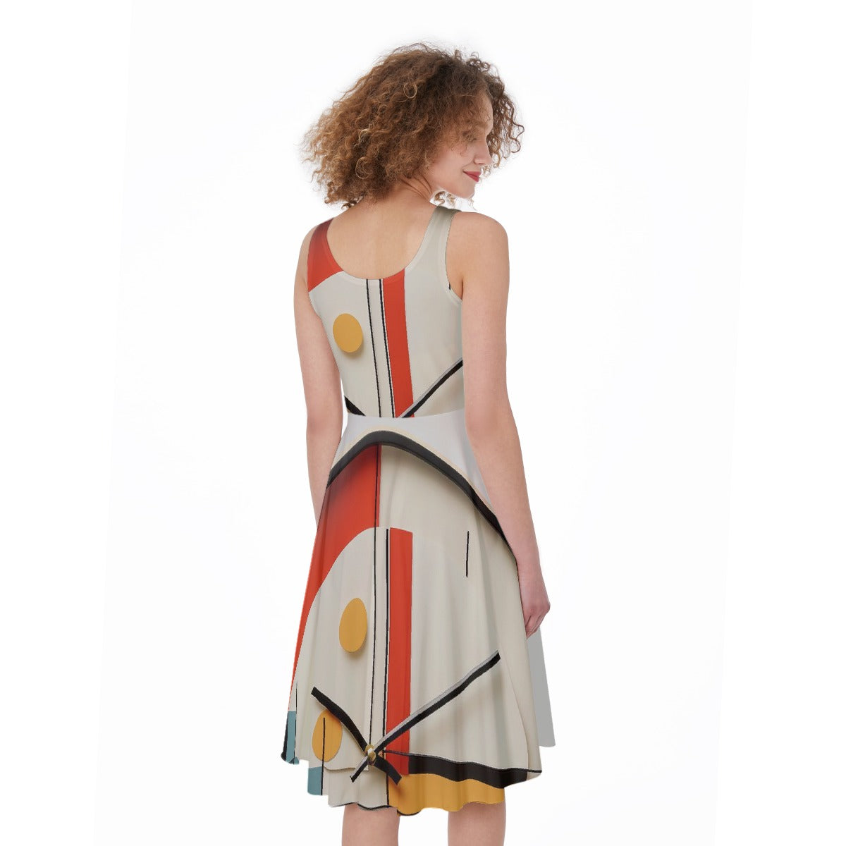 All-Over Print Women's Sleeveless Dress