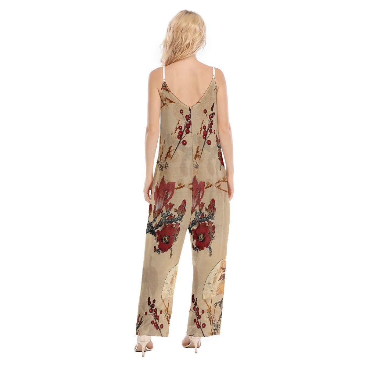 All-Over Print Women's Loose Cami Jumpsuit