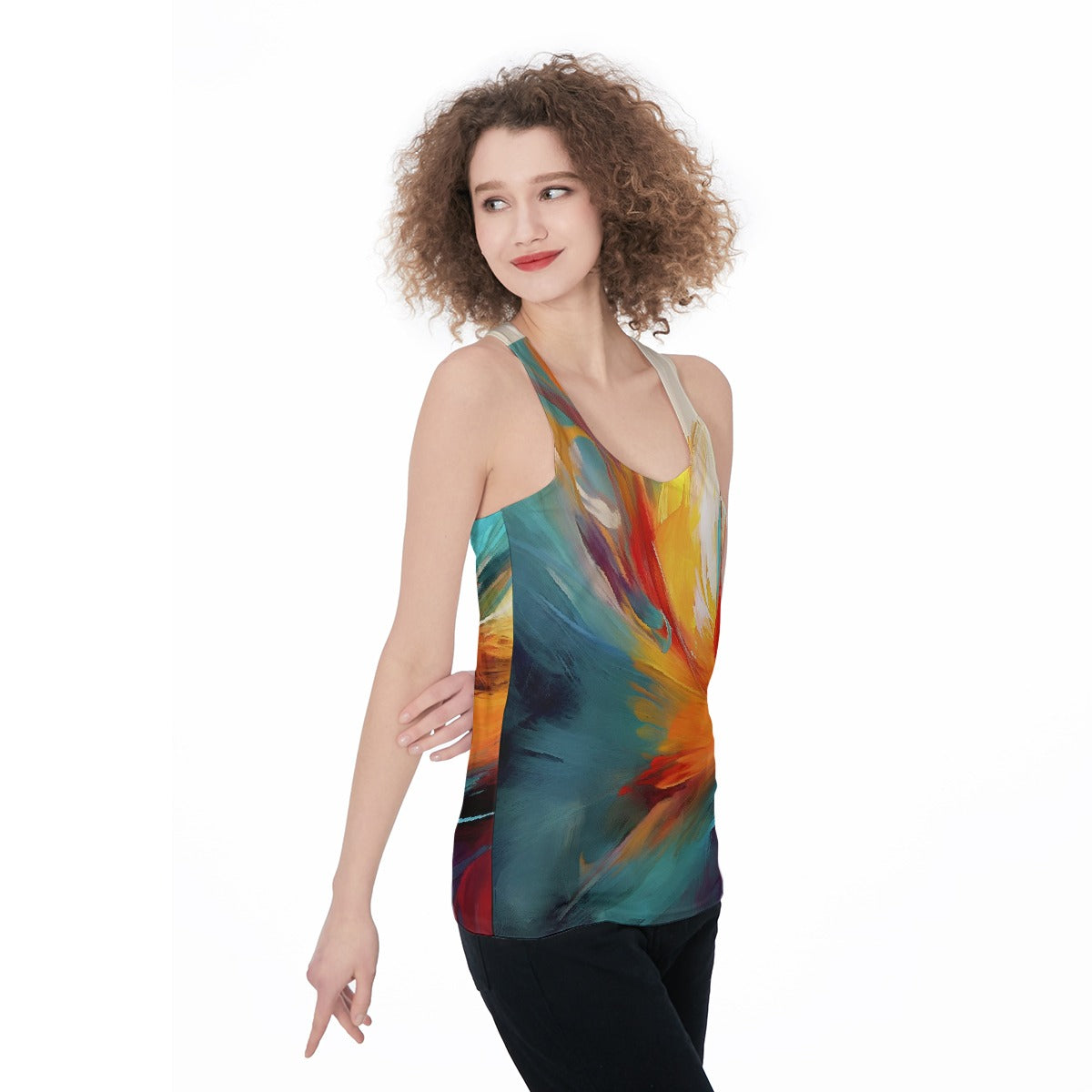 All-Over Print Women's Racerback Tank Top