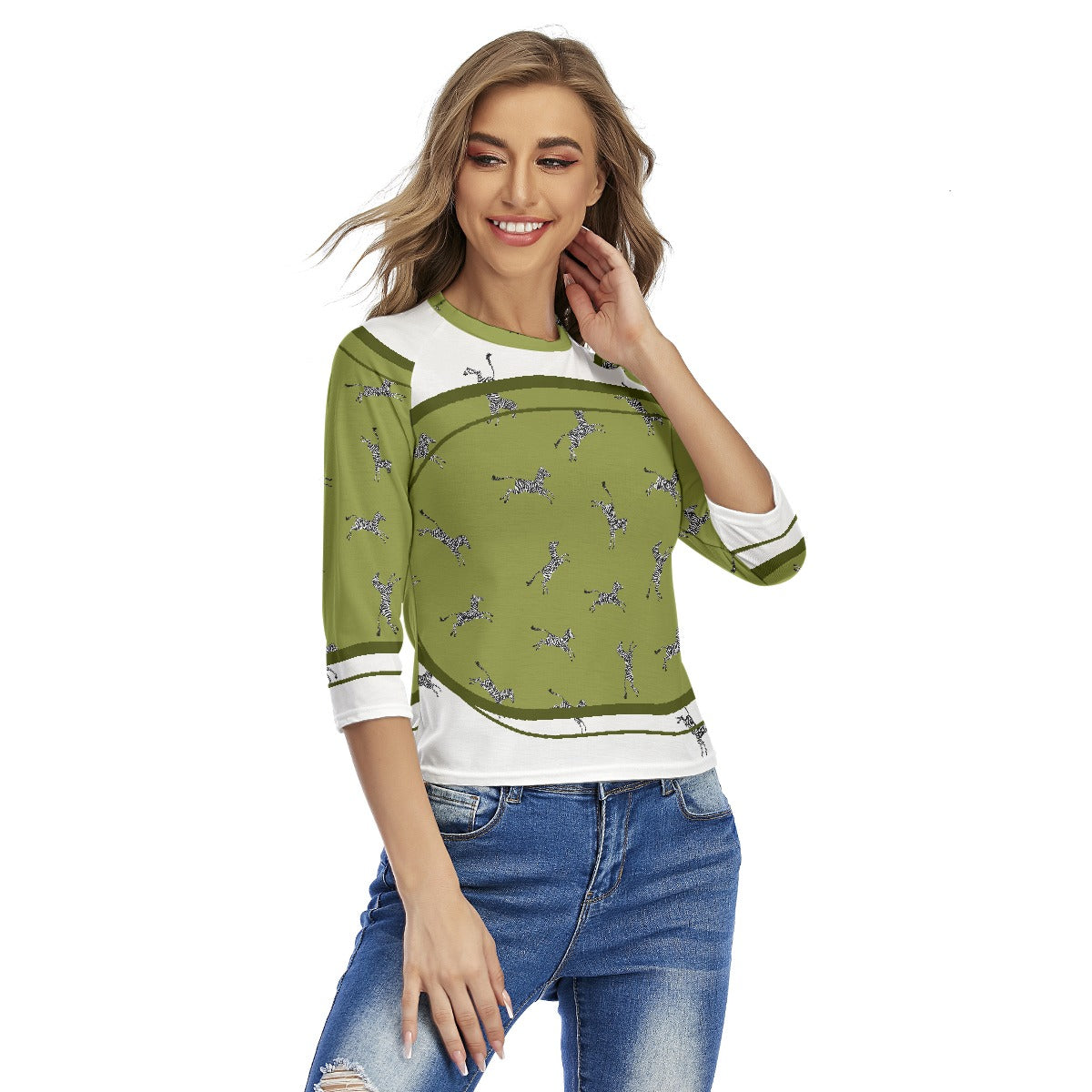 All-Over Print Women's Raglan Sleeves T-shirts