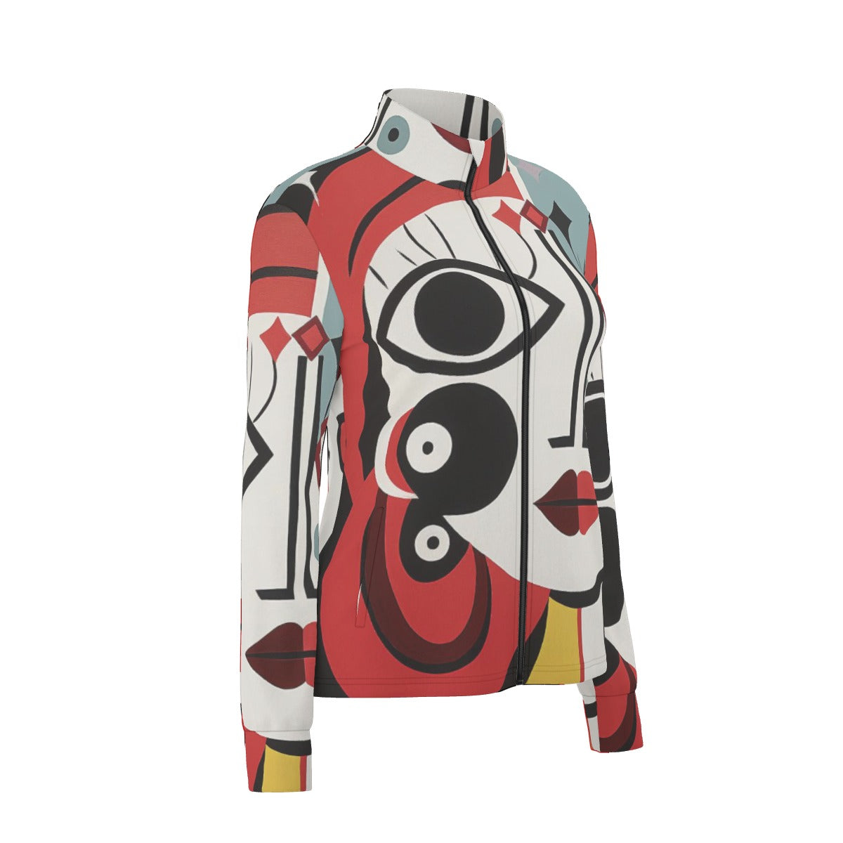 All-Over Print Women's Long Sleeve Thumbhole Jacket