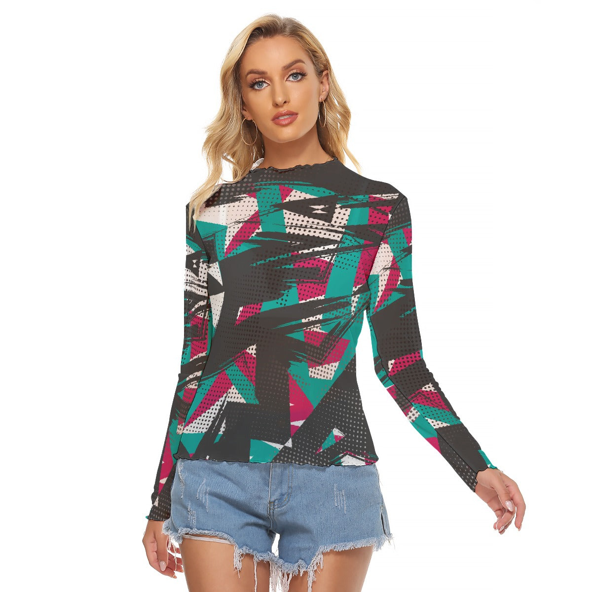 All-Over Print Women's Mesh T-shirt
