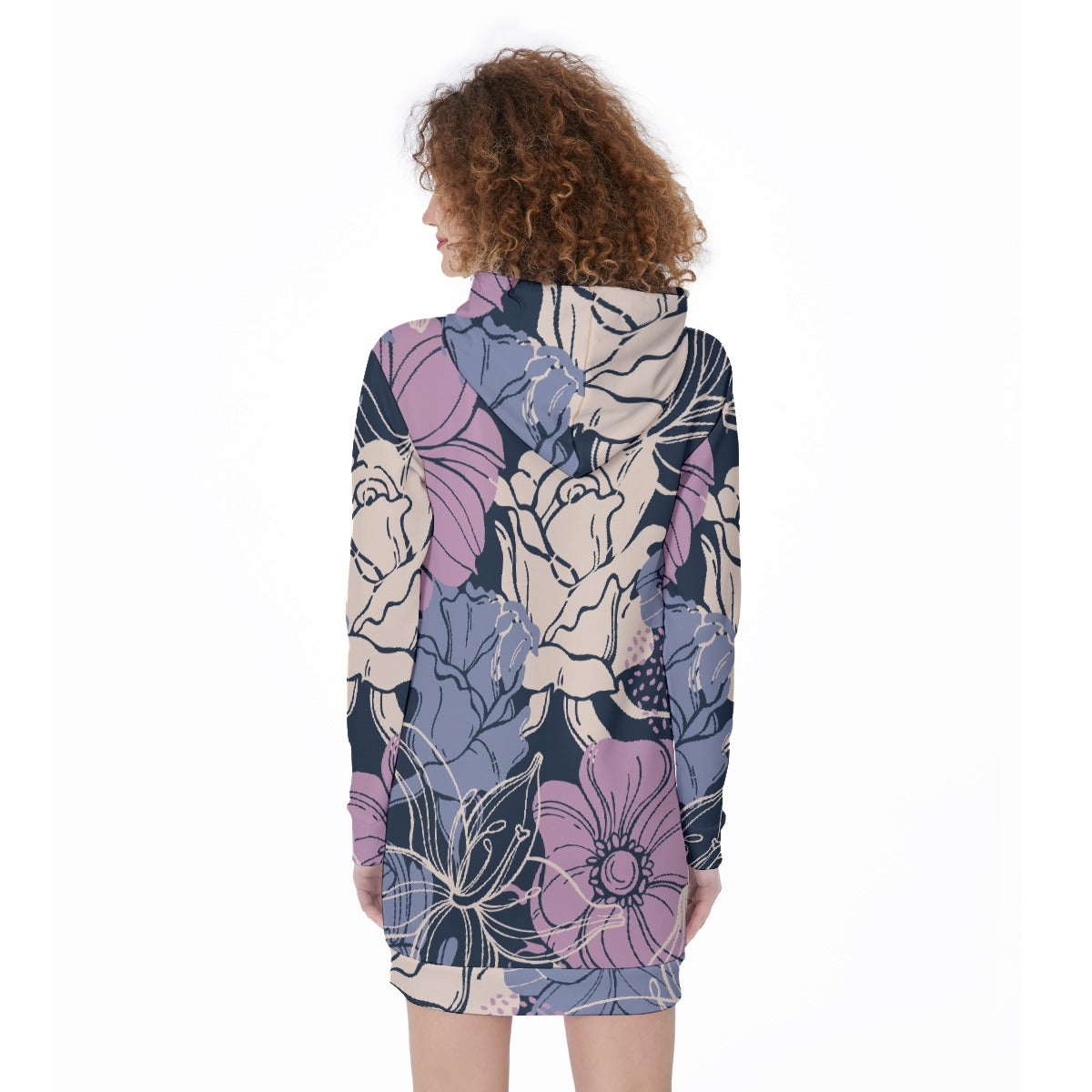 All-Over Print Women's Long Hoodie