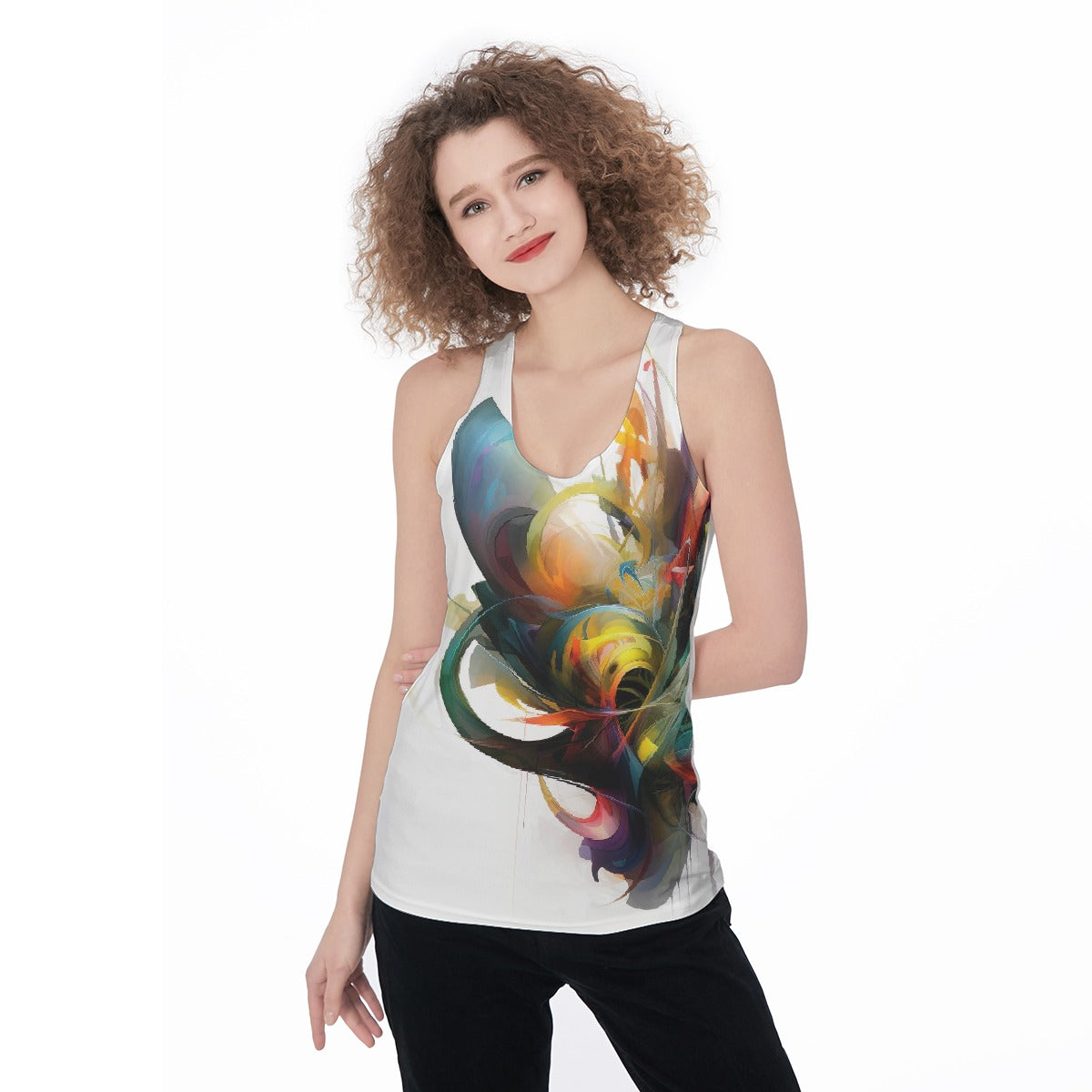 All-Over Print Women's Racerback Tank Top