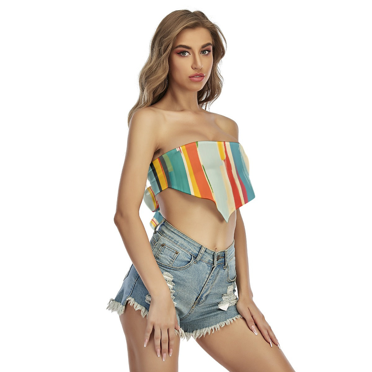 All-Over Print Women's Triangle Tube Top