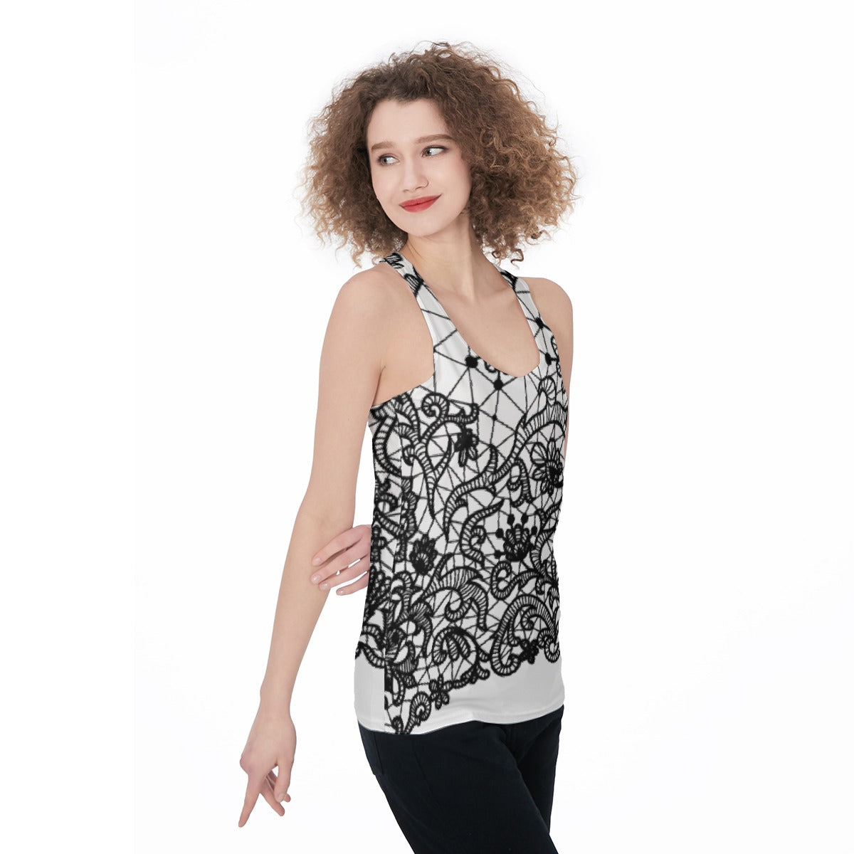 All-Over Print Women's Racerback Tank Top