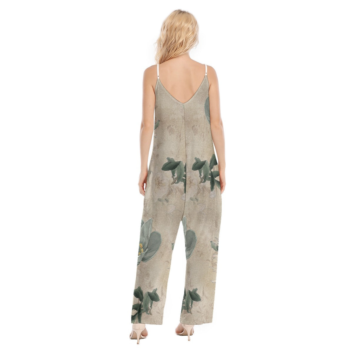 All-Over Print Women's Loose Cami Jumpsuit