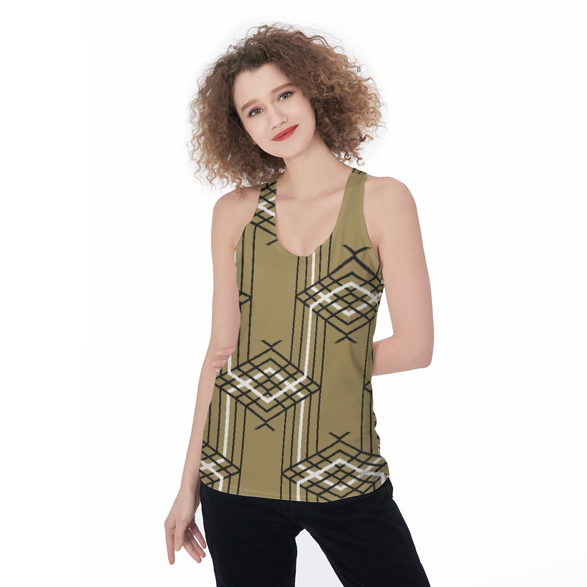 All-Over Print Women's Racerback Tank Top