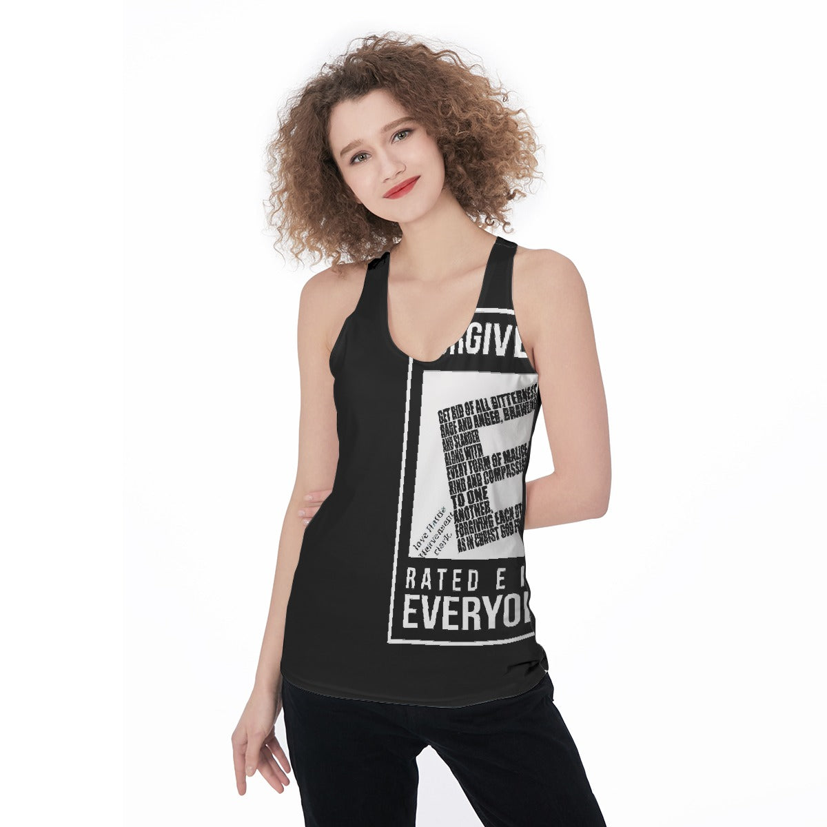 All-Over Print Women's Racerback Tank Top