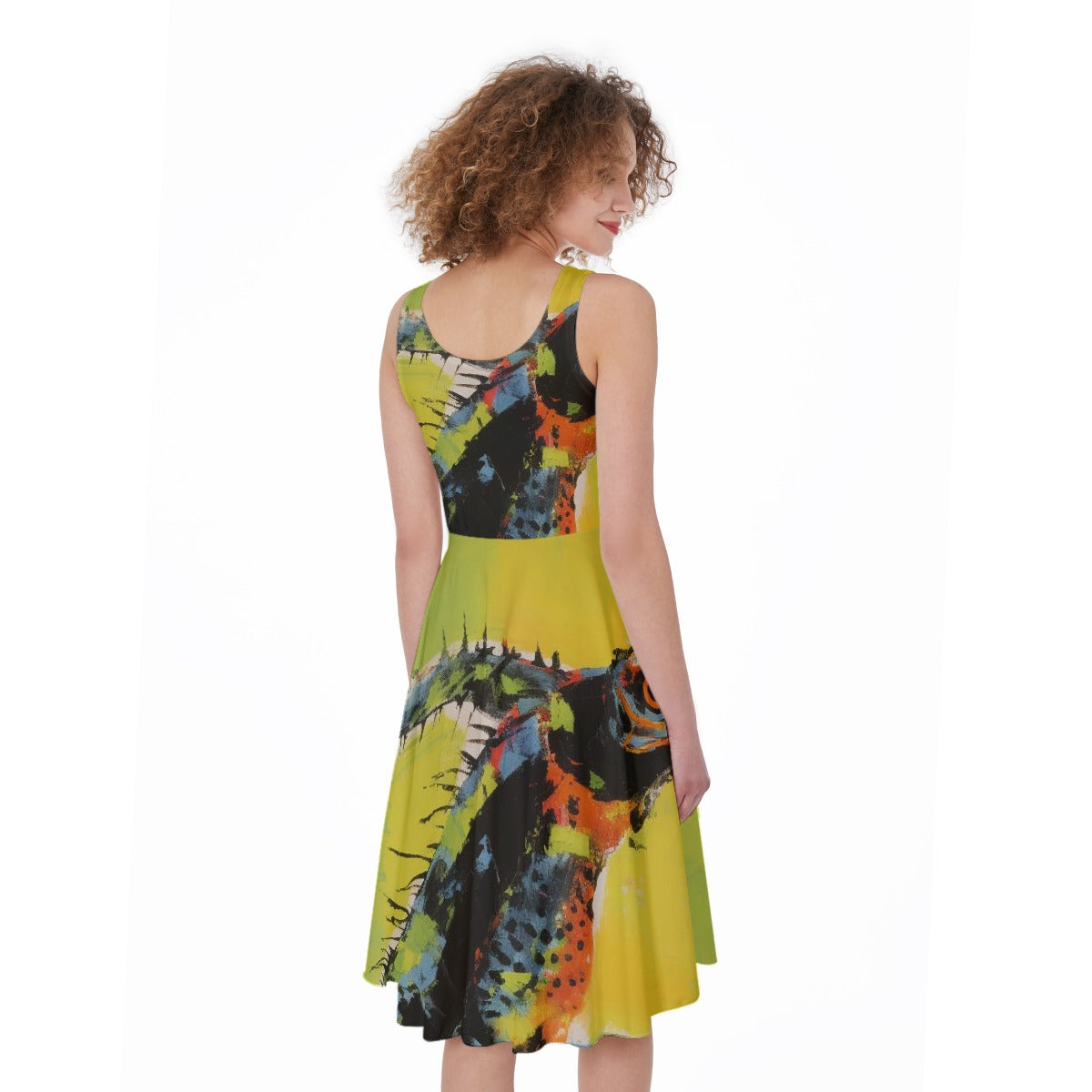 All-Over Print Women's Sleeveless Dress