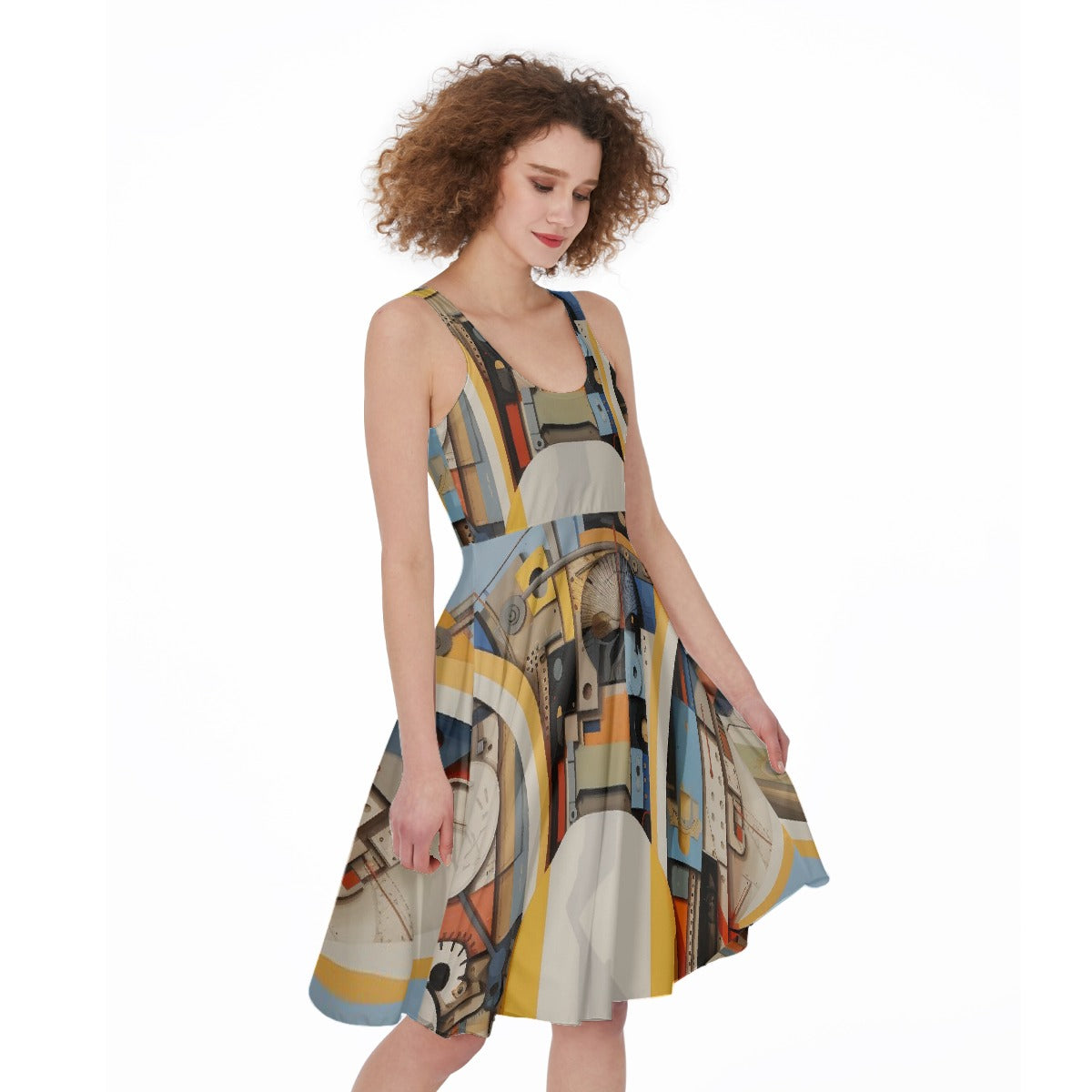 All-Over Print Women's Sleeveless Dress