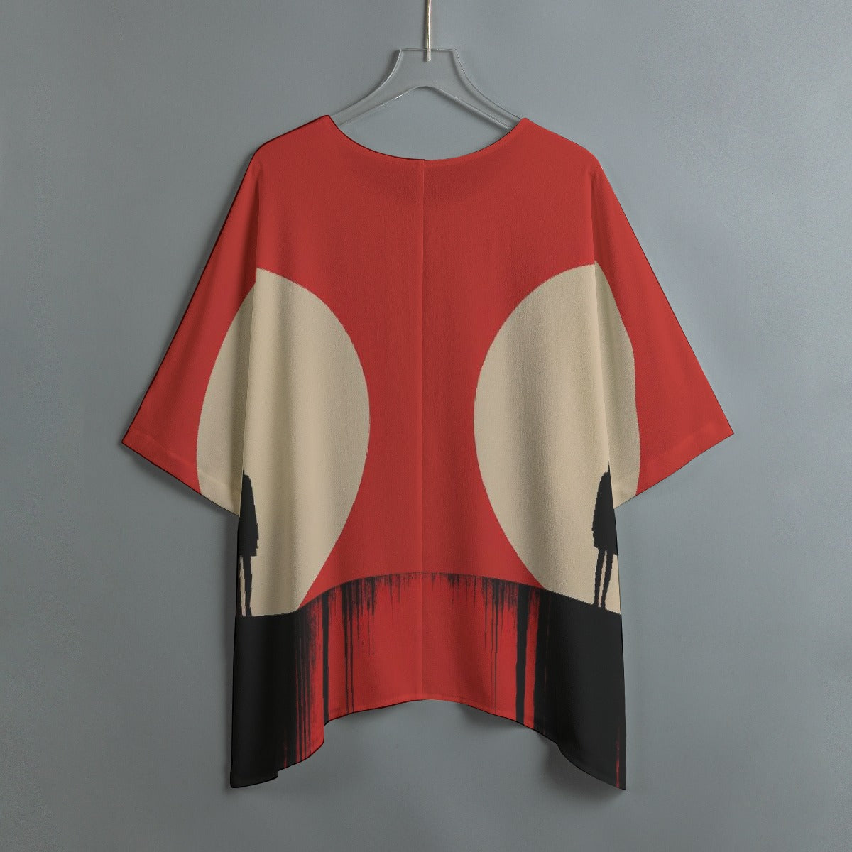 All-Over Print Women's Bat Sleeve Shirt