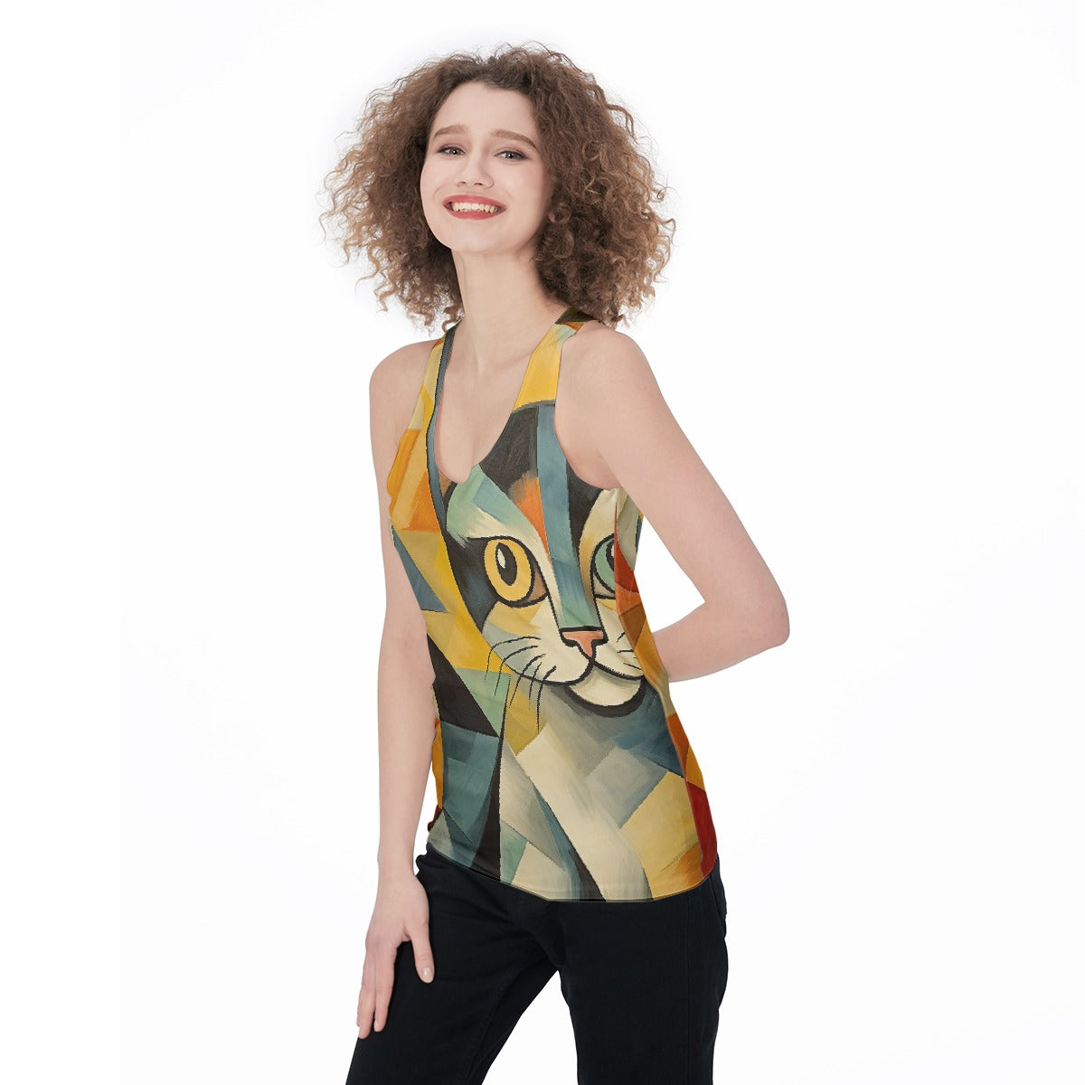 All-Over Print Women's Racerback Tank Top