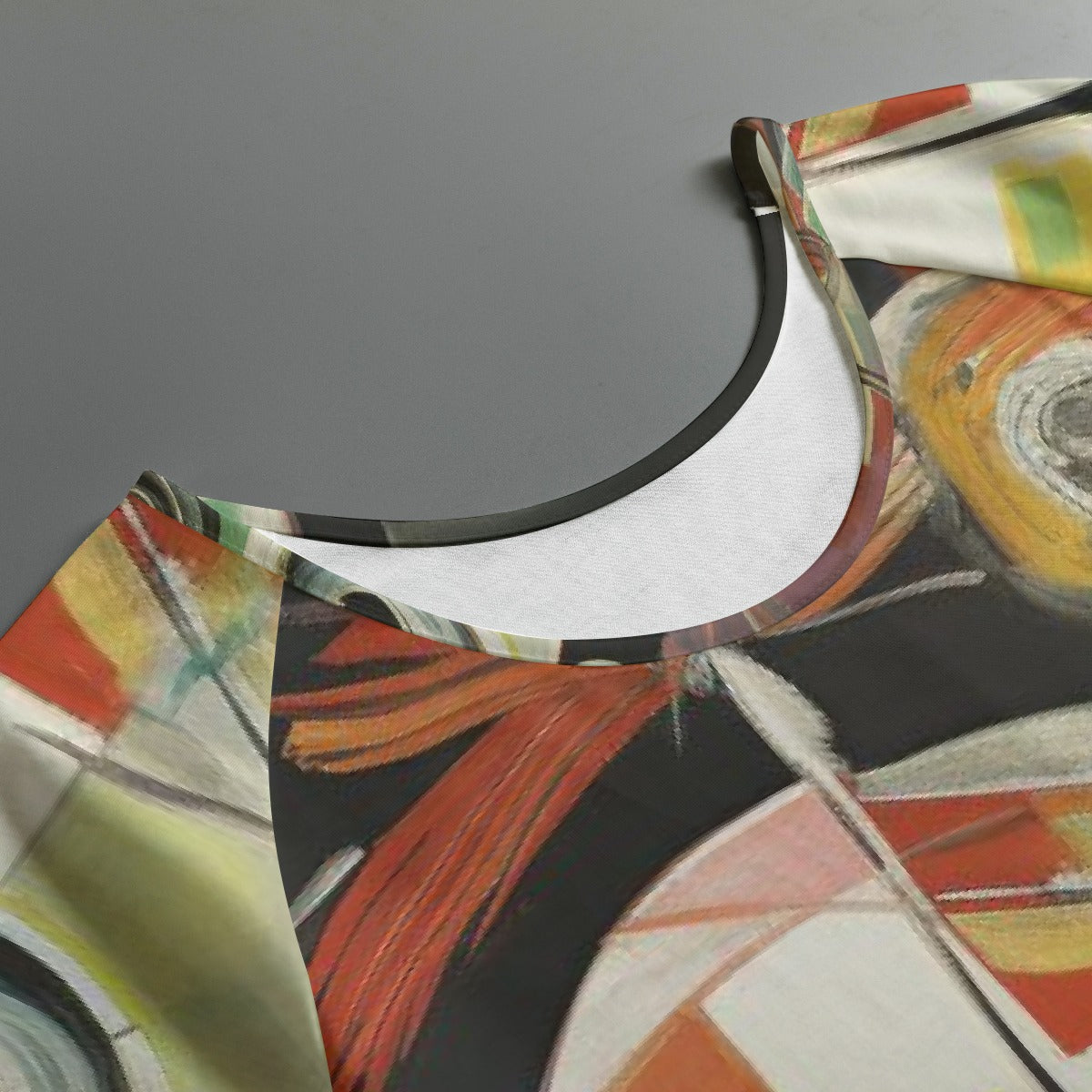 All-Over Print Women's Round Neck T-shirt With Raglan Sleeve